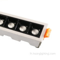 2023 Vente chaude en aluminium à LED carré Trimless Downlight